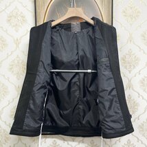 新作EU製＆定価6万◆UABONI*Paris*ジャケット*ユアボニ*パリ発◆カシミヤ100% 快適 切替 暖かい パーカー 個性 日常着 アウター M/46サイズ_画像3