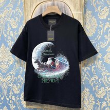 定価2万★christian milada・ミラノ発・半袖Tシャツ★コットン100％ 快適 通気 オシャレ クリスマス トップス ゆったり ユニセックス M_画像10