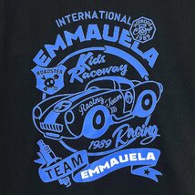 定番・半袖Tシャツ 定価2万◆Emmauela・イタリア・ミラノ発◆綿100％ 上質 薄手 通気 個性 車 プルオーバー カットソー アメカジ 夏服 M_画像3