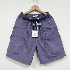 個性ヨーロッパ製※定価3万◆ブルガリア発※RISELIN ショートパンツ 高級 吸汗速乾 薄手 無地 カーゴパンツ レジャー 大きめ メンズ L/48