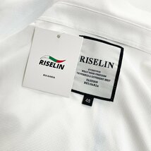 上品ヨーロッパ製※定価2万◆ブルガリア発※RISELIN ポロシャツ 通気 速乾 オシャレ チェック柄 POLO 半袖 ゴルフ ビジネス メンズ 2XL/52_画像9