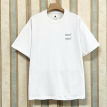 逸品 定価2万 FRANKLIN MUSK・アメリカ・ニューヨーク発 半袖Tシャツ 上質 薄手 吸湿 ウサギ カットソー スタイリッシュ 日常 サイズ3_画像2