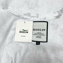 個性ヨーロッパ製※定価2万◆ブルガリア発※RISELIN 半袖Tシャツ 人気 コットン100% キラキラ 英字 蝶 ラインストーン アメカジ 街着 XL/50_画像10