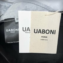 最上級EU製＆定価2万◆UABONI*Paris*ショートパンツ*ユアボニ*パリ発◆高級 通気 薄手 英字柄 半ズボン オシャレ 日常 XL/50サイズ_画像9