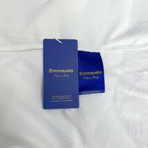 個性・半袖Tシャツ 定価2万◆Emmauela・イタリア・ミラノ発◆コットン100％ ソフト 通気 上品 オシャレ イラスト カットソー ゆったり L/48_画像9