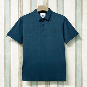  top class regular price 3 ten thousand FRANKLIN MUSK* America * New York departure polo-shirt with short sleeves ice silk refreshing thin comfort .. usually put on commuting Golf size 1