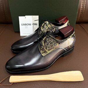  high class EU made regular price 28 ten thousand special order limited goods *UABONI* business shoes *yuaboni* hand made handmade hand . leather original leather commuting formal gentleman 25.5.