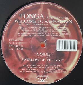 【廃盤12inch】Tonga Feat. D.D. Klein / Welcome To Sambatown