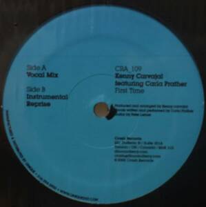 【廃盤12inch】Kenny Carvajal Featuring Carla Prather / First Time