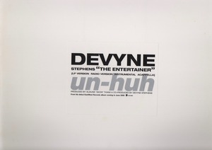 【廃盤12inch】Devyne Stephens / Un-Huh