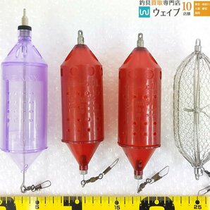 ヤマシタ 遠投シャトルテンビン、サニーカゴ 他 コマセカゴ ロケットカゴ 等 33点、ダイワ リーディングアーム など 天秤付きの画像4