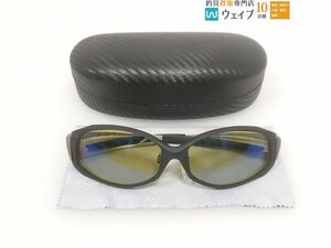 ZEAL OPTICS ジール オプティクス ゼクー ヴァンクガガ ブラック×シルバー イーズグリーン/ブルーミラー 偏光グラス