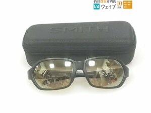 SMITH スミス aura オーラ POLARX マットブラック Xブラウン 32 シルバーミラー 偏光グラス