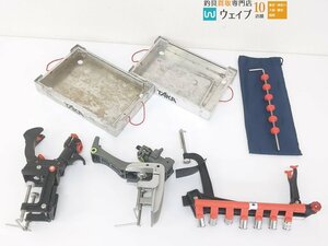 ダイワ パワーホルダー GS-90・第一精工 イカラーク 150・タカ産業 アルミ製イカトロ箱 S・第一精工 ライトラーク 計5点セット