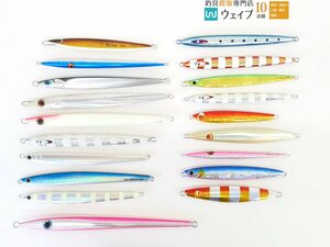 ダイワ ソルティガ TBジグ 24-200・ブリード オッタ―テイル 170g・ライズジャパン ライズジグ 225g 等計19個中古 ジグ セット