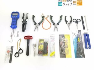  Daiwa digital scale 25* plier V*i calking FL170* fish holder light game *karutiba strongest UV light etc. total 17 point 