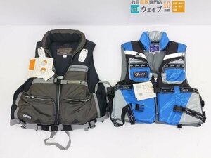 ダイワ チームダイワ フローティングベスト TF-3004 Lサイズ、ゲット フローティングベスト GF-FV70 Lサイズ 等 タグ付き 計2点