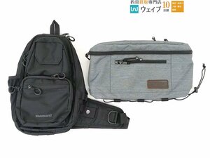 DSTYLE sling tuck ru bag * Shimano one shoulder bag total 2 point beautiful goods 