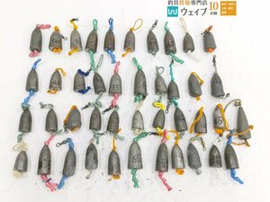 糸付き、中通し等 バレット 釣鐘 オモリ 鉛 40～60号程度 約7.1kg