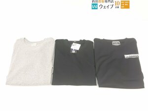 リップルフィッシャー ロングTシャツ・ソウルズ メッシュシャツ・MCワークス レイジングブル Tシャツ 計3点 美品