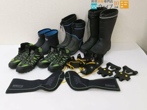 geto spike shoes * actives tile socks,KARUNAGA rain shoes, Tintin boots TENGYU other total 8 point 