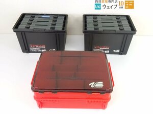  Meiho VS-3080 red * Meiho VS-9030 total 3 point tuck ru case box set 