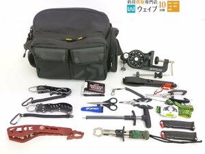 ダイワ ヒップバッグ・フィッシュグリップ V170、第一精工 高速リサイクラー2.0 他 用品 アクセサリー 13点 ※注