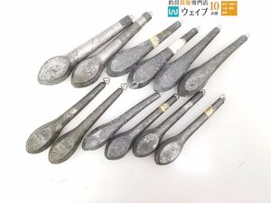 胴突オモリ 150号4本 180号 2本 200号 4本 250号 1本 300号 1本 計12本 8.4kg