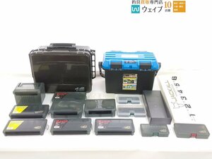 リングスター ドカット D-4500、メイホー VS-3080・VS-820ND、トーナメント基準スケール 他 タックルボックス トレイ など 17点