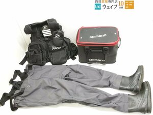  Daiwa power waders PW-3206R, Prox floating game the best PX399 etc. total 3 point set 