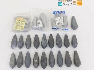  hexagon fishing sinker 80 number ~100 number gross weight approximately 9.6kg set ... fishing sinker .