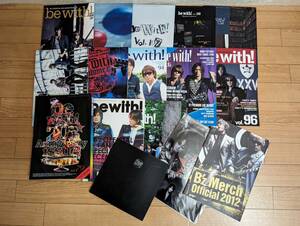  cow ]B'z FC bulletin B'z party video-gym #02+ unopened clear file +Be with! Vol.79,86,88,90,91,94~96,104,106~109 don't fit 13 pcs. set 