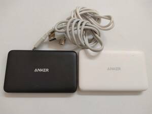 ■アンカー　Anker PowerCore III 5000 | モバイルバッテリー　A1217 社外 Type-C to A　ケーブル付き　まとめて2個　C　