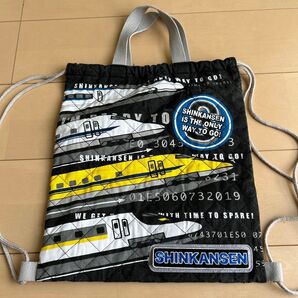 新幹線 ドクターイエロー ひかり トートバッグ かばん キッズ 子ども リュック 体操着袋 巾着ポーチ
