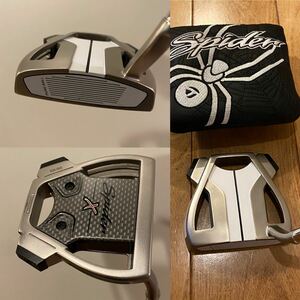 【美品!!】スパイダーX ハイドロブラスト 35inch フローネック 未使用ヘッドカバー付 TaylorMade 日本未展開 spider