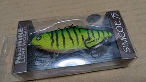 ニシネルアーワークス NISHINE LURE WORKS　シムコー　Simcoe75 　マットホットタイガー　(リップレスクランク/バイブレーション