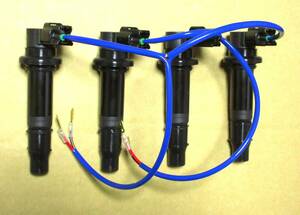  Direct ignition set coil harness set blue new goods GPZ900R ZRX1100 ZRX1200R DAEG ZZR1100 GPZ1000RX