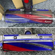 127821◎Dyson ダイソン SV18 コードレスクリーナー サイクロン式 グレー ブルー 付属品有 保存箱有_画像6