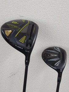 129079。HONMA ホンマ TW757 D PLUS ドライバー 1W/10.5° フェアウェイ 5W/18° カバー付き