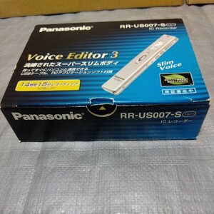 Panasonic RR-US007-S ICレコーダー 　パナソニック　動作確認済み 【中古品】