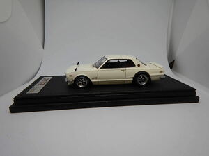 １/43 Ignition model　Nissan Skyline 2000GT-R (KPGC10) White ロンシャン　0014