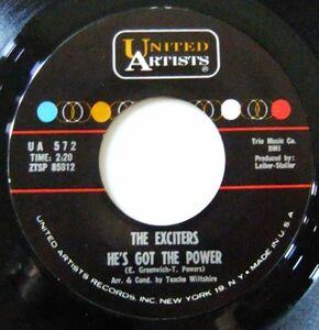 ■Northern45 The Exciters / He's Got The Power / Drama Of Love [ United Artists UA 572 ] '63