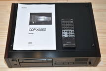 美品 美音 リモコン付 メンテナンス品 ベルト交換済 SONY CDプレイヤー CDP-X55ES 管理番号K265_画像1