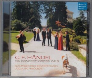 [CD/Dhm]ヘンデル:合奏協奏曲Op.3(全曲)/J.シュレーダー&バーゼル室内管弦楽団 2008