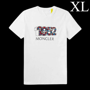 モンクレール ジーニアス 1952 刺繍 Tシャツ　XLサイズ　新品　白　MONCLER　ロゴ 本物　正規品　半袖
