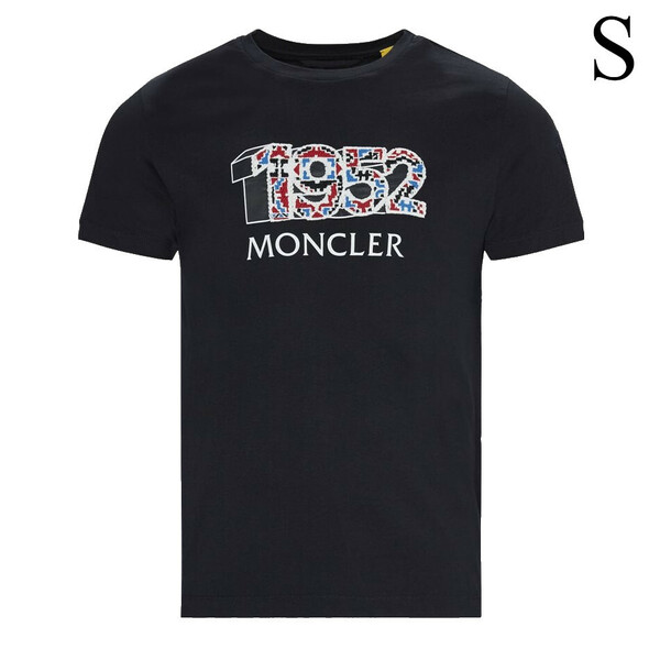 モンクレール ジーニアス 1952 刺繍 Tシャツ　Sサイズ　新品　ネイビー　MONCLER　GENIUS 1952 ロゴ 本物　正規品　半袖 