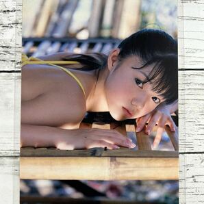 [高品質ラミネート処理][ 宮崎あおい ] プレイボーイ 2001年11号 雑誌 切り抜き 5P B5フィルム 水着 グラビア アイドル 芸能人 女優の画像1