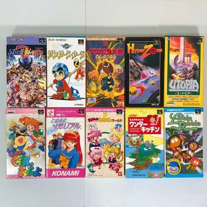  Super Famicom muscle boma- GeGeGe no Kintaro ....... Tokimeki Memorial rare soft 10ps.@ summarize set Hsu famiSFC