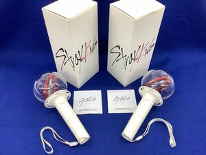 Stray Kids/スキズ 公式ペンライト 2点まとめ 動作確認済 箱に破れ有 中古品 ACB