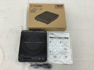 アイリスオーヤマ IHクッキングヒーター/1口/ブラック/IH調理器 IHK-T38 未使用品 ACB